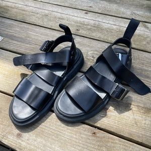 Dr. Martens Gryphon Brando Leather Gladiator Sandals US Women 8